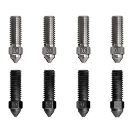 Creality Ender-3 V3 KE Kit de Boquilla de Alto Flujo 4008030052 - Juego de 8 Piezas de Acero para K1, K1 Max, CR-M4