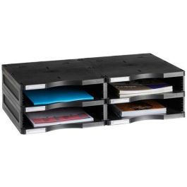 Archivo 2000 Módulo Archivodoc 4 Huecos Estandar Formato DIN A4 360x600x165 mm Negro Precio: 45.50000026. SKU: S8401257