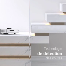 Ezviz EZV1701394370084 Robot Aspirador 4000 Pa Navegación LIDAR Evita Obstáculos Detección Alfombras