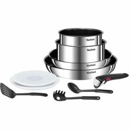 TEFAL INGENIO Batería de cocina 10 p, Sartenes, Cacerolas, Inducción, Acero inoxidable, Revestimiento antiadherente, Emotion L897AS04 Precio: 92.95000022. SKU: B1FQEH8D4G