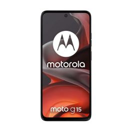 Motorola Moto G15 - Smartphone 6.72" Full HD+ 128GB 8GB RAM, Batería 5200 mAh, Cámara 50MP, Resistente al Agua IP54, Procesador Helio G81, Android 15, Color Gris