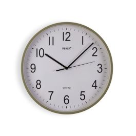 Reloj de Pared Versa Verde Plástico 30 x 30 x 4 cm
