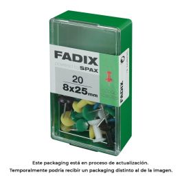 Fadix 10920525 Chincheta Alfiler Surtido 8 x 25 mm Caja 20 Unidades