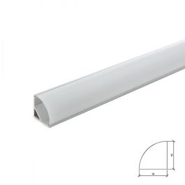 Perfíl Aluminio para Tira LED Instalación Esquinas - Difusor Opal x 2M Precio: 5.98999973. SKU: B174Q9XNAV