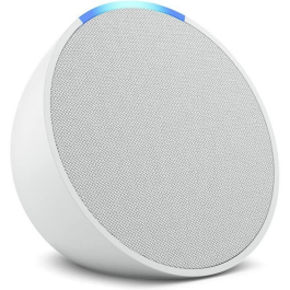 Amazon Echo Pop Altavoz Inteligente con Alexa Asistente de Voz Compacto Blanco para Hogar Digital