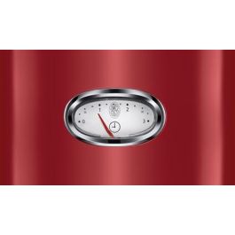 Russell Hobbs 21680-56 Tostador Retro Ribbon Rojo con 2 Rebanadas y Control de Tueste