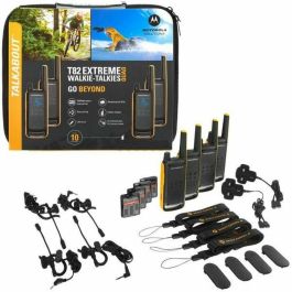 Motorola T82 Extreme Quad Pack 4 Walkie Talkies Banda PMR 16 Canales Alcance 10km IPX4 Precio: 199.95000014. SKU: S0409684