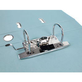 Liderpapel Archivador de Palanca A4 Documenta Forrado PVC con Rado Lomo 52mm Gris Compresor Metálico