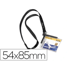 Durable Identificador con cordón plano acrílico diagonal 54x85mm Color Antracita Precio: 61.58999946. SKU: B1AMS5P6S3