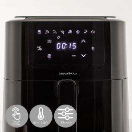 Freidora de Aire con Báscula InnovaGoods Fryinn Balance 5000 Negro 1500 W 5 L Acero Inoxidable Freidora de Aire con Báscula InnovaGoods Fryinn Balance 5000 Negro 1500 W 5 L Acero Inoxidable