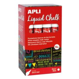 Marcador Pizarra Apli Chalk Conico 5.5 Mm Blanco Caja De 12 Precio: 29.58999945. SKU: B18GVFCHHJ