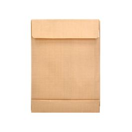 Sobre Liderpapel Bolsa Fuelle Kraft 229x324x30 mm Solapa Tira De Silicona Papel 120 gr Caja De 50 Unidades