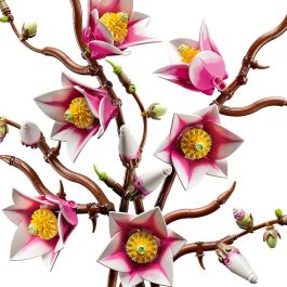 LEGO Botanicals Ramas de Magnolia 11510 - Modelo de Construcción para Adultos