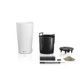 Jardinera - Cilindro color 23 - Kit completo - Blanco - 6 L - LECHUZA