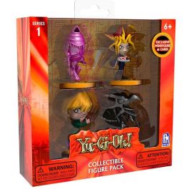 Bizak Figuras Sdo.2 Yu-Gi-Oh! Pack 4 con Yugi, Wheeler, Hechicero de Magia Oscura y Dragón Negro