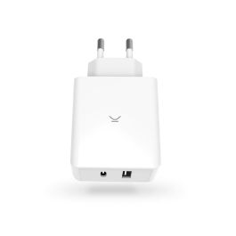 Cargador de Pared KSIX Blanco 45 W Cargador de Pared KSIX Blanco 45 W