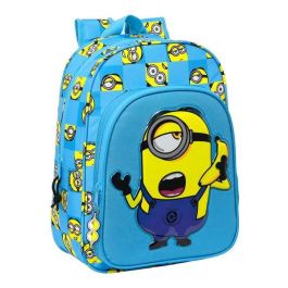 Mochila Escolar Minions Minionstatic Azul 26 x 34 x 11 cm Precio: 16.50000044. SKU: S4306293