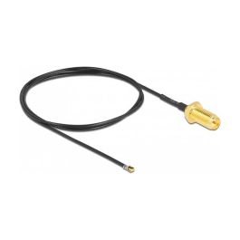 DeLOCK Cable Antena RP-SMA Hembra a MHF 4L LK Macho 50cm, Largo Roscado 10mm, 50 Ω, Negro Precio: 34.50000037. SKU: B149JQHD7S