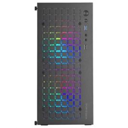 Mars Gaming MC-CORE Caja PC Gaming Micro ATX/Mini-ITX con Ventana, 2 Ventiladores FRGB, Rejilla Metal-MESH y Gestión de Cables