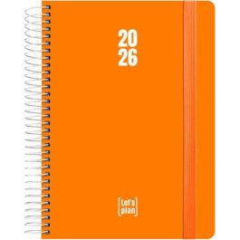 Agenda Anual (2026) Grafoplas Polipropileno Espiral Tapa Pp Con Goma A5 210X150 D/P Naranja Fluor Precio: 12.50000059. SKU: B1J5ZW7E7T