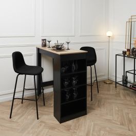 Taburete Bar Negro Giulia Home Deco Factory