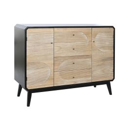 DKD Home Decor Buffet Moderno de Madera Negro con 4 Cajones y 2 Puertas – 120x40x90,5 cm Precio: 482.59000031. SKU: S3044036