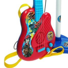 Guitarra y microfono de pie paw patrol con amplificador (altura regulable) 60x30x17 cm