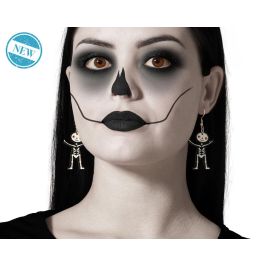 Pendientes de Esqueleto Humano para Disfraces de Terror, ideales para Halloween y fiestas temáticas Precio: 1.49999949. SKU: B14WWVGWSK