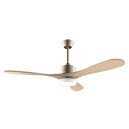 Cecotec 05983 Ventilador con Motor DC, Lámpara LED 3 Tonos, Mando, 5 Velocidades, Invierno/Verano y Altura Regulable - Oro Precio: 140.49999942. SKU: V1705429