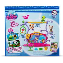 BANDAI - Littlest Pet Shop - Pets Got Talent Playset - Set de juego con 2 animales, decoración y accesorios - BF00558