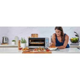 Sage SOV860BSS4EEU1 Horno de Aire Smart Air Fryer con 10 Funciones de Cocina