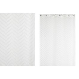 Cortina Urban DKD Home Decor Blanco 260 x 260 x 140 cm (2 Unidades)