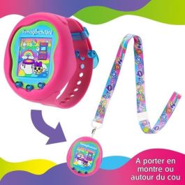 Bandai  Tamagotchi Uni  Tamagotchi conectado con pulsera de reloj  Mascota virtual  Modelo rosa  43351