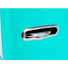 Liderpapel Archivador de Palanca Documenta Folio Forrado PVC Rado con Compresor Lomo 52 mm Verde Claro