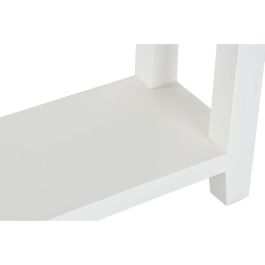Mesa auxiliar DKD Home Decor Blanco Marrón Acacia Madera de mango 110 x 30 x 80 cm