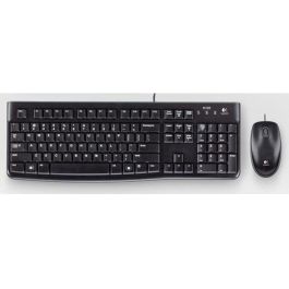 Logitech Teclado y Mouse Óptico MK120 con Cable USB, Resistente a Salpicaduras y Teclas Silenciosas para Escritura Cómoda Precio: 28.88999993. SKU: S7812309