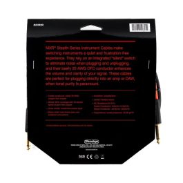 Cable Instrumento Mxr® Stealth Series Jack - Jack Ss - 6 M Cable Instrumento Mxr® Stealth Series Jack - Jack Ss - 6 M