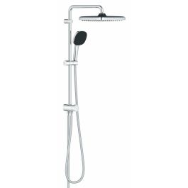 Grohe 26698001 Columna de Ducha Vitalio Comfort 250 con Desviador Manual, Ahorro de Agua, Cromo