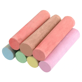 Liderpapel Tiza para Suelo Cubilete 20 Unidades Colores Surtidos