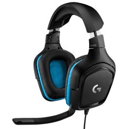 Logitech G432 Auriculares Gaming Cableados con Micrófono Sonido Envolvente DTS Headphone:X 2.0 Transductores 50mm USB Jack 3.5mm Negros