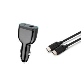 CoreParts USB-C Car Charger for Laptop, Mobile and Tablet, with USB-C to USB-C cable. 78W 5V 3A - 20V3A QC3.0 18Watt, PD 3.0 60Watt Plug:USB-C Input: 12-24V 5A, Output: QC3.0 5V3A,9V3A,12V3A,15V3A,20V2.25A, 1xUSBA (QC3.0), 1xUSB-C PDCharge all your device Precio: 29.49999965. SKU: B1H2TZLYCW