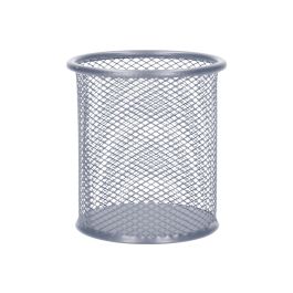 Cubilete Portalapices Q-Connect Plata Metal Redondo Rejilla Diametro 86 mm Alto 105 mm Cubilete Portalapices Q-Connect Plata Metal Redondo Rejilla Diametro 86 mm Alto 105 mm