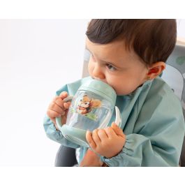 KioKids Taza Aprendizaje Ardilla Asas Bebé Color Salvia 270 mL Colección Honey