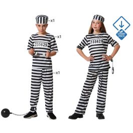 Disfraz Preso Policía Multicolor 3-4 Años Niño Polyester