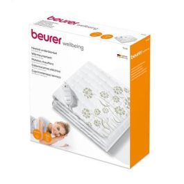 Beurer TS-23 Calientacamas Eléctrico Individual de Forro Polar con 3 Niveles de Temperatura y Protección Contra Sobrecalentamiento