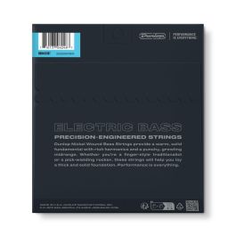 Dunlop Juego Cuerdas Bajo Níquel 5 St. 45-130 Dunlop