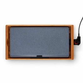 Livoo DOC322 Plancha de Asar Eléctrica 2200W con Placa de Aluminio Fundido Extraíble y Termostato Regulable