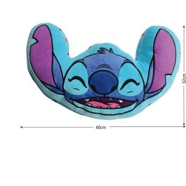 Stitch STI3700891706544 Cojín 3D de Microfibra - Diseño de Stitch - 40 cm