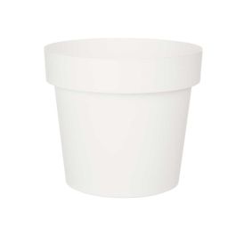 Maceta de plástico blanca Ibergarden 25 cm diámetro (12 Unidades) Maceta de plástico blanca Ibergarden 25 cm diámetro (12 Unidades)