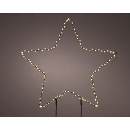 Estrella microleds de estaca, ø38 x 0,6 cm